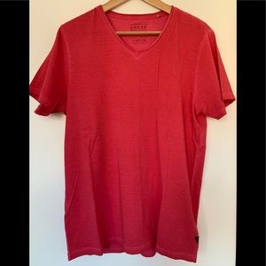 GUESS Maroon Red T-Shirt - Size M - NEW no tag